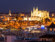 mallorca urlaub hotel tryp bosque blick nacht